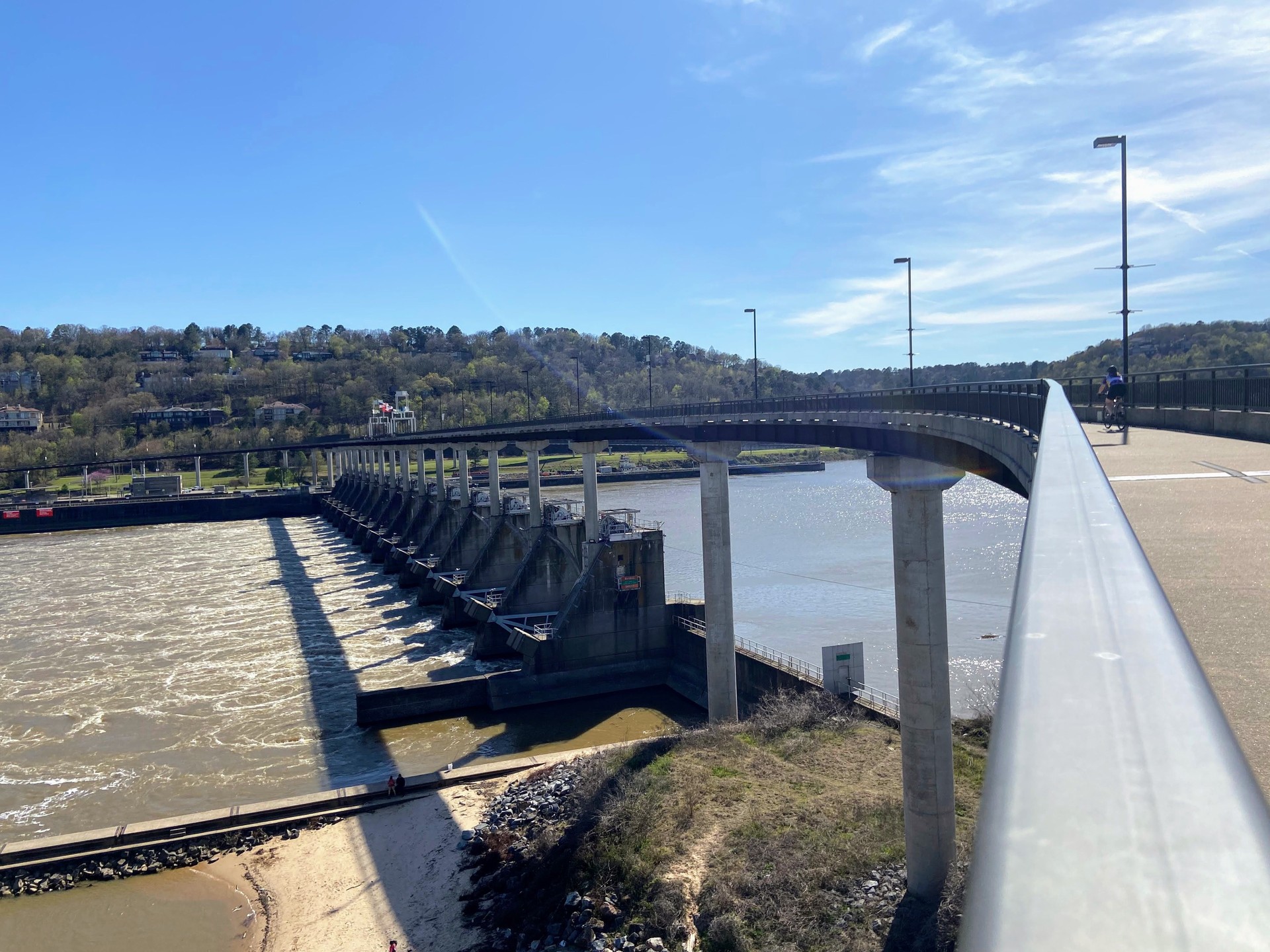 Big Dam Bridge in Little Rock, Arkansas